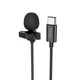 Мікрофон Hoco Type-C Lavalier microphone L14 |2M| Black - зображення 9