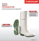 Сапоги резиновые&nbsp;DUNLOP р.35 для пищевой промышленности, Pricemastor&nbsp;белые (арт.380BV) - изображение 7