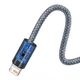 Кабель Baseus Dynamic Series Fast Charging Data Cable USB to Lightning 2.4A 2m Grey (CALD000516) - зображення 4