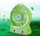 Портативный USB мини-вентилятор с аккумулятором Portable Mini Fan настольный Зеленый - изображение 1
