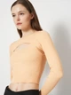 Комплект (джемпер + топ) женский Sinsay 7288J-24X XL Персиковый (5904426678520) - изображение 4