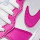 Підліткові кеди для дівчинки Nike Court Borough Low Recraft (GS) DV5456-123 39 (6.5Y US) Білі з рожевим (197859902170) - зображення 7