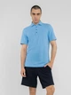 Поло чоловіче блакитного кольору з бавовни Arber Jersey polo-shirt XXL зріст 6 блакитний (M14.12.23.521) - изображение 1