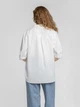 Сорочка прямого силуету жіноча біла з льону та бавови подовжена Arber Shirt W1 48 білий (W05.04.00.521) - зображення 4