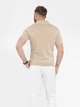 Кардиган трикотажний чоловічий бежевого кольору на ґудзиках Arber Polo cardigan N-AVT-126 S зріст 4 бежевий (M09.47.16.522) - зображення 4