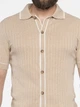 Кардиган трикотажний чоловічий бежевого кольору на ґудзиках Arber Polo cardigan N-AVT-126 S зріст 4 бежевий (M09.47.16.522) - зображення 5