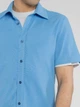 Сорочка чоловіча блакитна з бавовни Arber RALPH Jersey SS XXXL зріст 6 блакитний (M14.18.23.521) - зображення 5