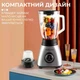 Стаціонарний блендер для смузі мейкер Sokany із чашею 1,5 л та функцією пульсації блендер для коктейлів електричний подрібнювач для кухні Сріблястий - зображення 6