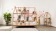 Дитяче ліжко будиночок Монтессорі BUSY WOOD на ніжках Модель 2 160x80 см натуральне дерево - зображення 4