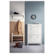 Вішалка з полицею для головних уборів HEMNES IKEA 602.437.98 білий - зображення 5