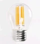 Лампа філамент LED 4W шарік Е27 2700К 450Lm 220-240V Horoz Electric (001-089-0004-040) - зображення 1
