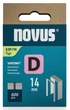 Скобы плоские NOVUS D тип 53F, 14 мм, 600 шт - изображение 3