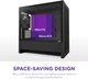 Корпус NZXT H3 Flow micro-ATX Mid-tower Case All Black (CC-H31FB-01) - изображение 3