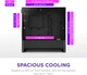 Корпус NZXT H3 Flow micro-ATX Mid-tower Case All Black (CC-H31FB-01) - изображение 5