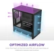 Корпус NZXT H3 Flow micro-ATX Mid-tower Case All Black (CC-H31FB-01) - изображение 6