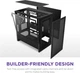 Корпус NZXT H3 Flow micro-ATX Mid-tower Case All Black (CC-H31FB-01) - изображение 8