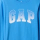 Детский лонгслив для мальчика GAP 51964128 116 см Синий (1159835978) - изображение 3