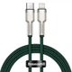 Кабель Baseus Cafule Series Metal Data Cable Type-C to iP PD 20W 1m Green (CATLJK-A06) - изображение 1