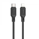 Кабель HOCO X90 Cool silicone PD Charging Data Cable for iP Black (6931474788382) - зображення 1
