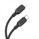 Кабель HOCO X90 Cool silicone PD Charging Data Cable for iP Black (6931474788382) - зображення 2