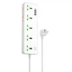Мережевий подовжувач HOCO AC13A Talento 5-position socket(1C3A) White (6942007607148) - изображение 1