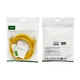 Сітковий кабель UGREEN Cat 5e U/UTP Lan Cable 3m (Yellow) (UGR-11232) - зображення 2