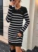 Сукня в'язана міді осіння тепла жіноча SHEIN GD-00197964 L Чорна (DN3012300089734) - зображення 5