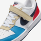 Дитячі кеди для хлопчика Nike Court Borough Low Recraft (PS) DV5457-124 29.5 (12C US) Білі з синім і червоним (197859917891) - зображення 6