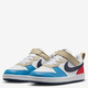 Дитячі кеди для хлопчика Nike Court Borough Low Recraft (PS) DV5457-124 33.5 (2Y US) Білі з синім і червоним (197859915323) - зображення 2