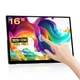 Сенсорный портативный монитор 16" Pisichen HD-160 Full HD IPS 60 Гц Б/В - изображение 1