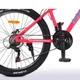 Велосипед "BELLE" PROF1 G26BELLE A26.1 26 д. Алюм.рама 17 ", SHIMANO 21SP, алюм.DB, FW TZ500, малиново-білий - изображение 5