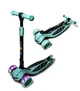 Самокат Scale Sports Smart, колеса PU, зі світлом, кермо складане. Turquoise (378222688) - зображення 3