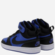 Sneakersy młodzieżowe chłopięce za kostkę Nike Court Borough Mid 2 (GS) CD7782-404 36.5 (4.5Y US) Niebieskie z czarnym (197594222373) - obraz 3