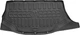 Автомобільний килимок в багажник Stingray Jeep Compass 1 06-16 чорний Джип Компас АМ0049756 - зображення 1