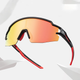 Okulary rowerowe Rockbros UV400 Black Red (5907769373176) - obraz 6