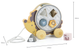 Jeż do ciągania z sorterem Viga PolarB 2w1 drewniany 44025 (6971608440250) - obraz 9