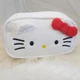 Великий плюшевий пенал Hello Kitty Білий дитячий шкільний косметичка на блискавці Хеллоу Кітті - зображення 3
