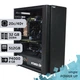 Робоча станція PowerUp #299 Xeon E5 2673 v4 / 32 GB / SSD 512GB / NVIDIA Quadro P4000 8GB спеціалізована обчислювальна графічна система для архітекторів та інженерів - зображення 1