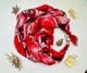 Дизайнерська хустка My Scarf "Серце красуні" прикрашена коралом - изображение 1