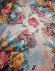 Дизайнерська хустка My Scarf "Сад кохання" 90 на 90 см прикрашена корралом - изображение 2