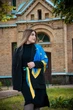 Дизайнерский яркий платок "У кожного своє серце і воно належить Україні" 70х70 см - изображение 2