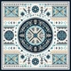 Велика дизайнерська хустка My Scarf "Круговорот життя 90 на 90 см - изображение 2