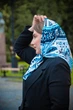Велика дизайнерська хустка My Scarf "Круговорот життя 90 на 90 см - изображение 10