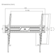 Кронштейн для телевизора UniBracket BZ02-96 43–100" VESA 900x600, наклон, погрузка до 75 кг Black - изображение 9