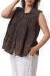 Сорочка Puro Lino Коричнева M/L (80103) - зображення 7