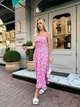 Жіноча літня сукня міді з відкритою спинкою Uaclothes 46-48 Рожевий (like33638-140421350) - изображение 3