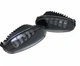 Дополнительные светодиодные фары LED Daewoo Lanos 50W Белая 5*10W Линзованные черный отражатель IP67 МРТ Турция - зображення 1