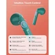 Бездротові навушники 1MORE Omthing Air Free Pods, BT5.0, ENC, Qi, TWS, 400mAh, 5h, (EO005) green UA UCRF - зображення 3