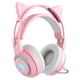Беспроводные наушники со съемными ушками кота и оленя E-SPORT ATD SY-Т25 (Pink) - изображение 1