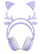 Беспроводные наушники со съемными ушками кота и оленя E-SPORT ATD SY-Т25 (Purple) - изображение 1